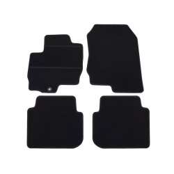Alfombrillas textiles negras para coche MITSUBISHI COLT (2003-2009) ELEGANT