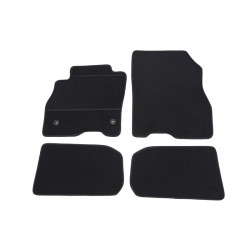Alfombrillas textiles negras para coche NISSAN LEAF (2010-2017) ELEGANT