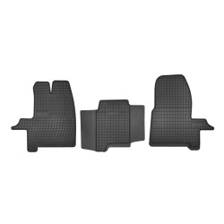 Car rubber floor mats black FORD TRANSIT CUSTOM (2012-...) NEGRO
