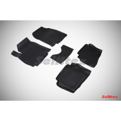 Alfombrillas de goma negras SEINTEX *BORT* HYUNDAI i20 (2008-2012)