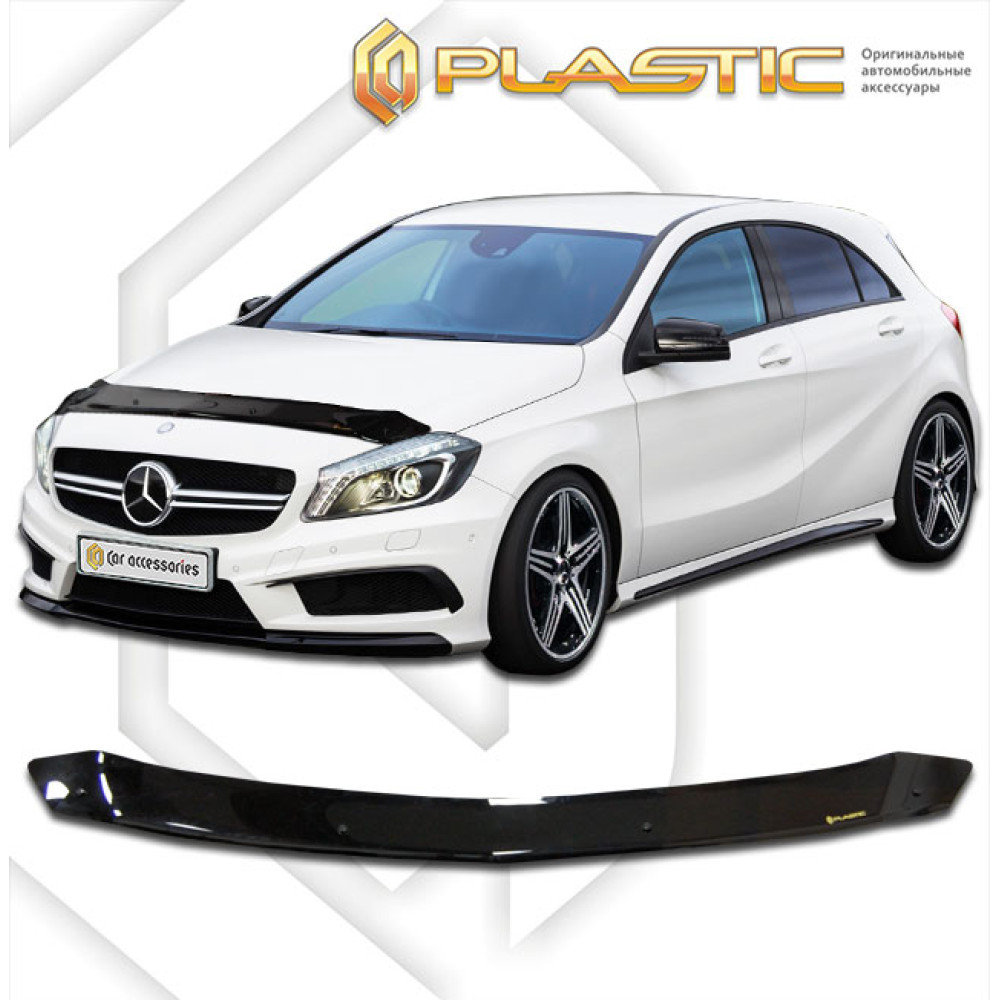 Hood deflector MB A-class W176 (2012-...) CA-PLASTIC