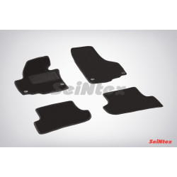 Car textile mats black SEINTEX *TFT* SKODA YETI (2009-...)