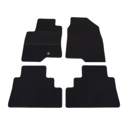 Car textile mats black OPEL ANTARA (2006-2011) ECONOMIC