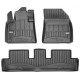 Car rubber floor mats black CITROEN C4 Spacetourer (2018-...) 3D FROGUM