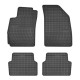 Car rubber floor mats black CHEVROLET AVEO (2011-...) NEGRO