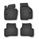 Car rubber floor mats black VW PASSAT B6 (2005-2010) 3D FROGUM