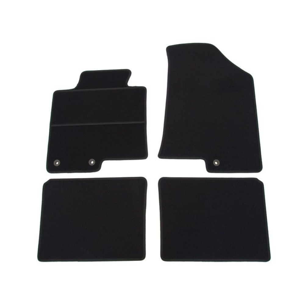 Car textile mats black HYUNDAI i40 (2011-...) ELEGANT