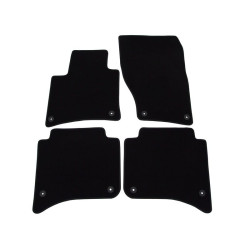Car textile mats black VW TOUAREG II (2010-2018) LUXUS