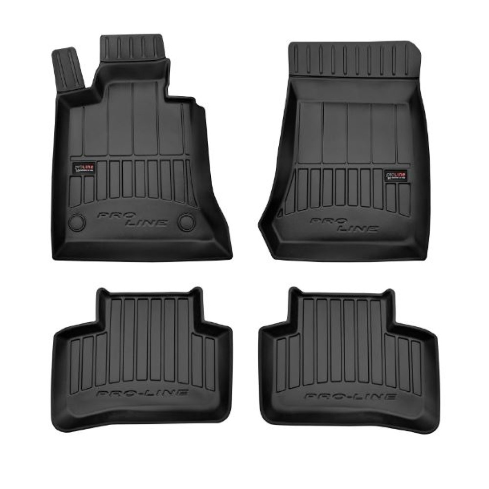 Car rubber floor mats black MB GLK-class X204 (2008-2015) 3D FROGUM