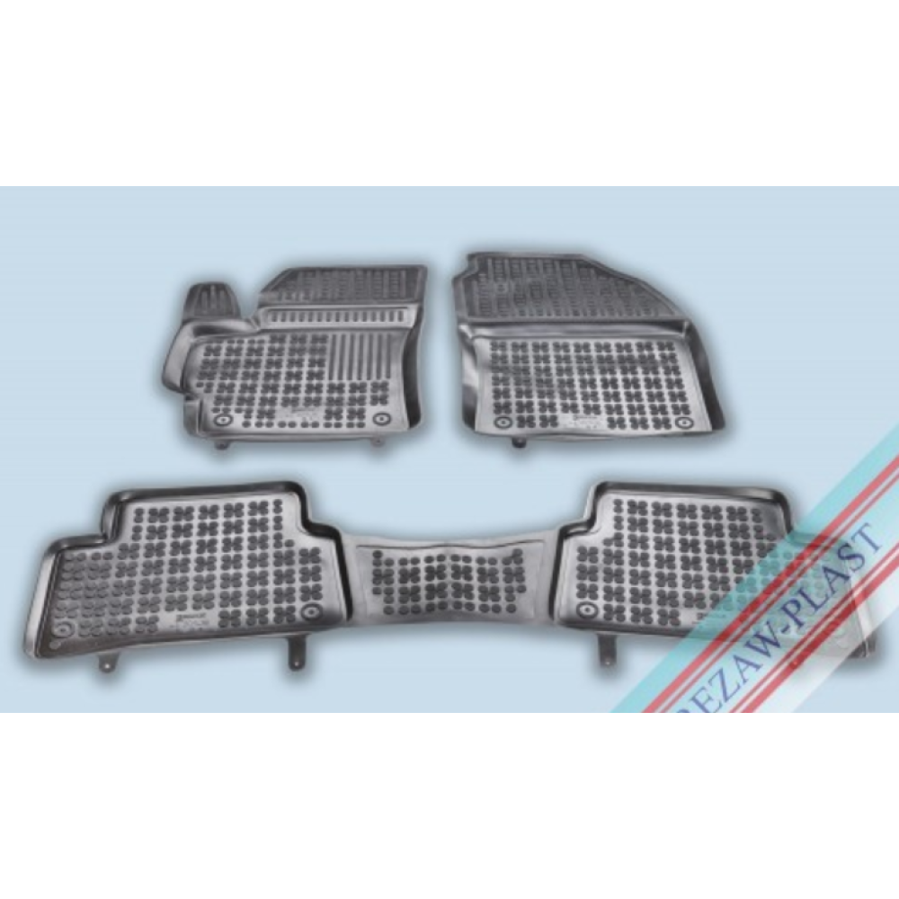Car rubber floor mats black TOYOTA COROLLA HB (2018-...) 201436