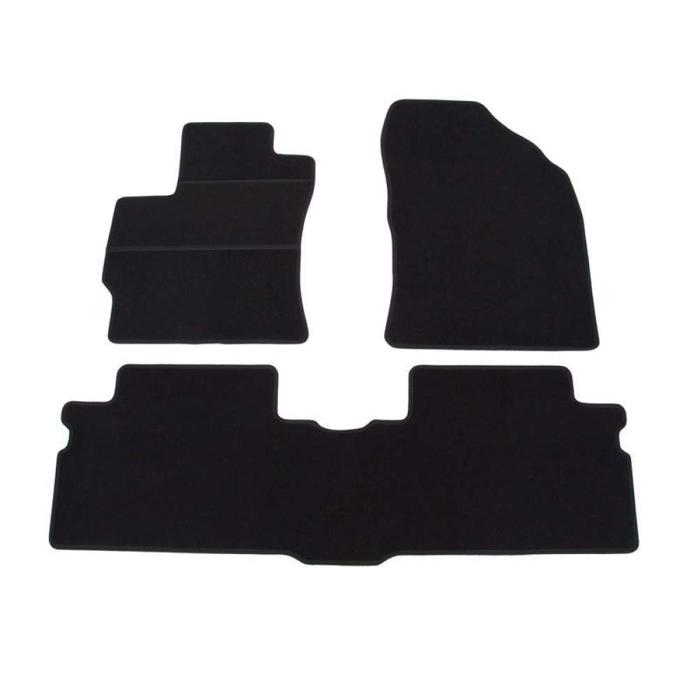 Car textile mats black TOYOTA VERSO (2009-...) ELEGANT