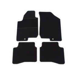 Alfombrillas textiles negras para coche KIA CEED (2007-2012) ELEGANT