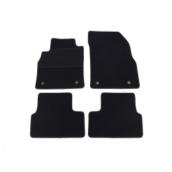 Alfombrillas textiles negras para coche OPEL ASTRA J (2009-2015) ELEGANT