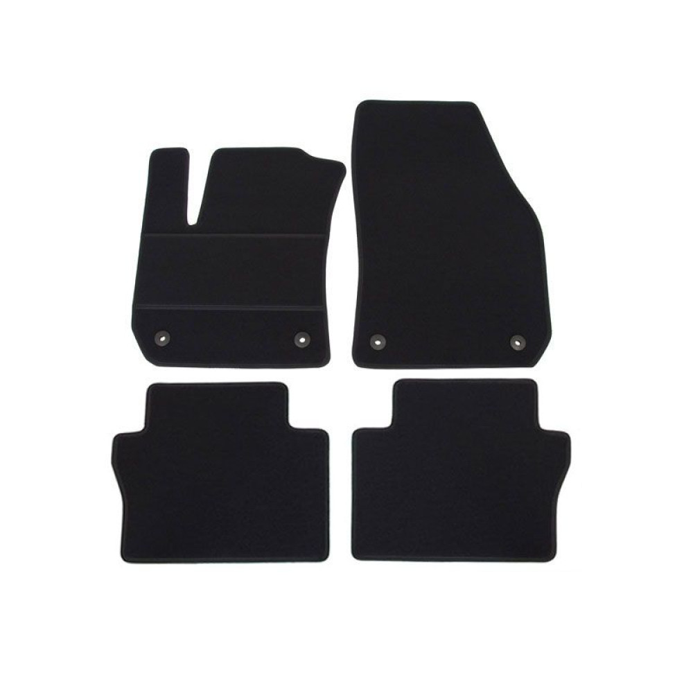 Car textile mats black OPEL ZAFIRA B (5s.) (2005-2012) ELEGANT
