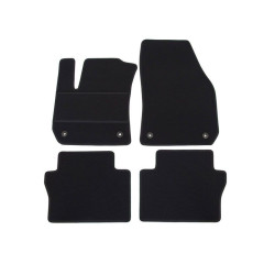 Alfombrillas textiles negras para coche OPEL ZAFIRA B (5s.) (2005-2012) ELEGANT