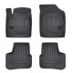 Car rubber floor mats black SEAT Mii (2011-...) 3D FROGUM