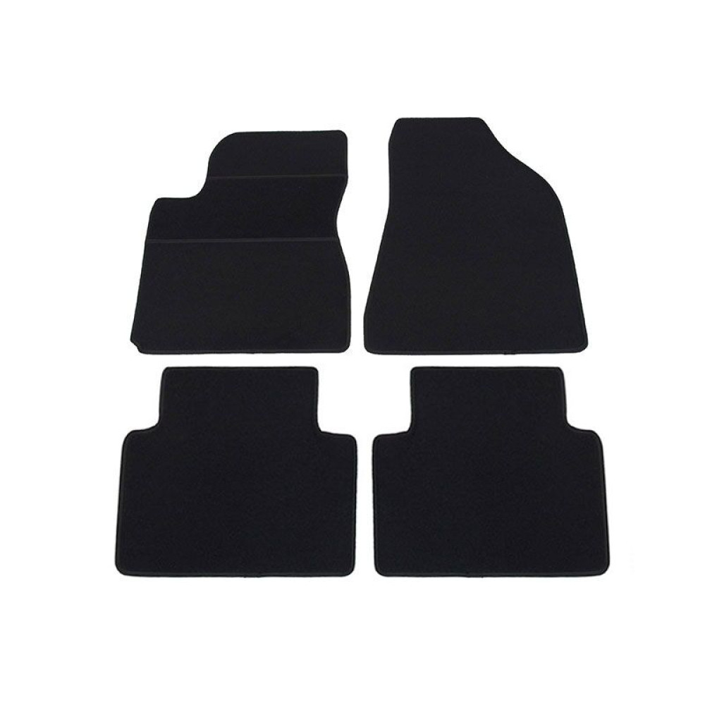Car textile mats black KIA SPORTAGE (2004-2010) ECONOMIC (CR)