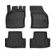 Car rubber floor mats black SEAT ATECA (2016-...) 3D FROGUM