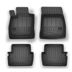 Alfombrillas de goma negras para coche FORD FIESTA (2017-...) 3D FROGUM