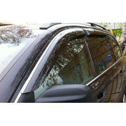 Window deflectors with chrome stripe HONDA ACCORD Sedan (2008-2012) SIM