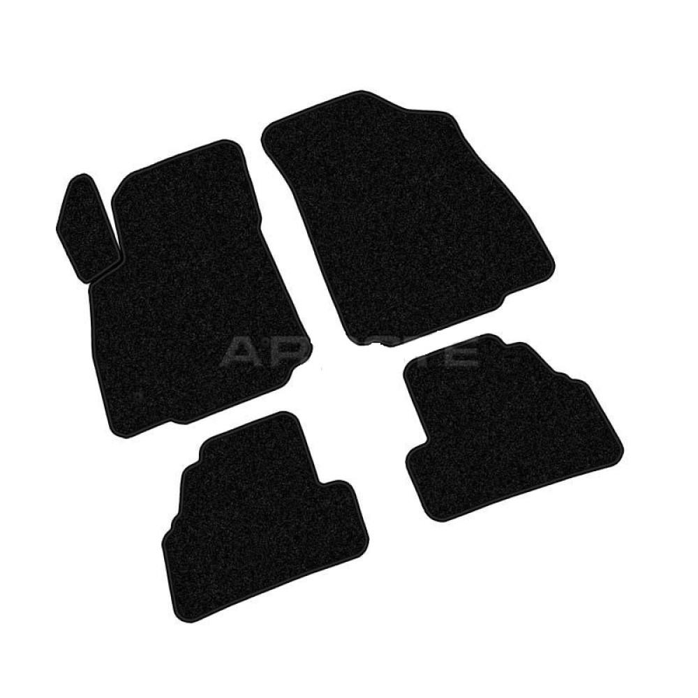 Car textile mats black OPEL MOKKA (2012-...) ECONOMIC