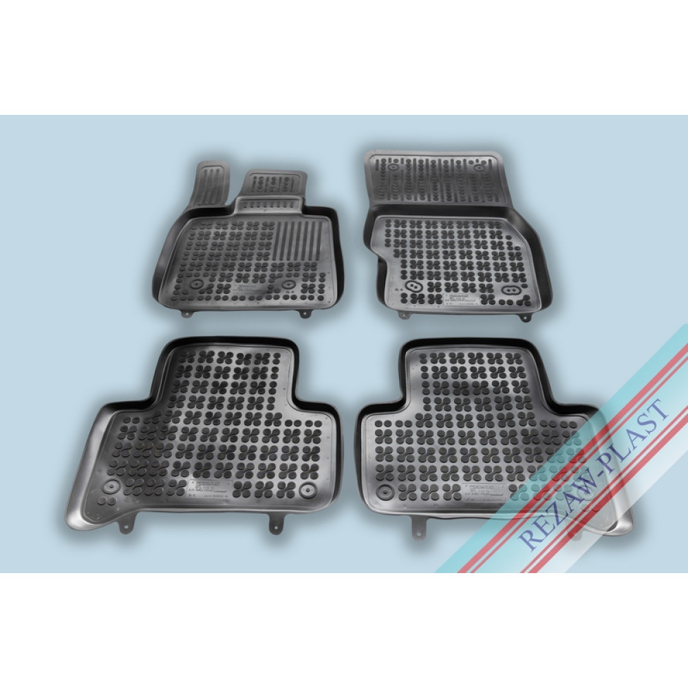 Car rubber floor mats black ALFA ROMEO STELVIO (2016-...) 202506