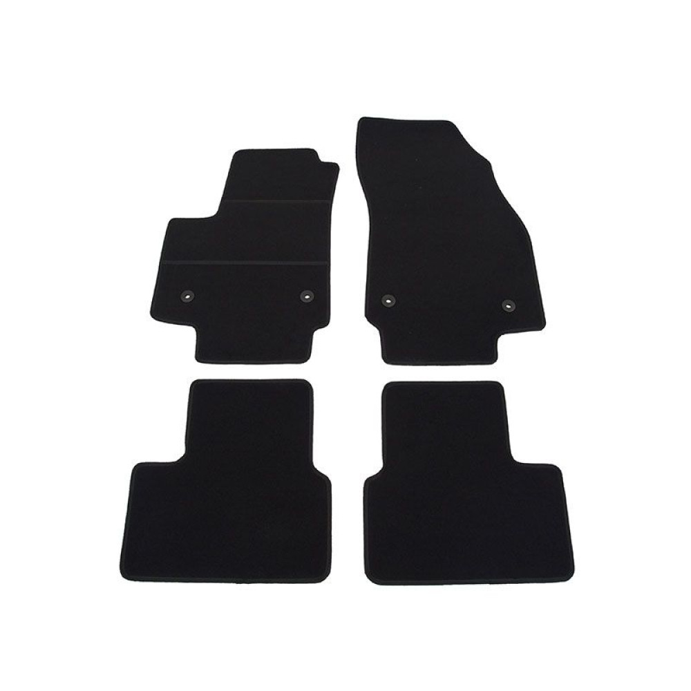 Car textile mats black OPEL MERIVA B (2010-...) ELEGANT