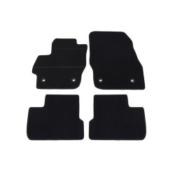 Alfombrillas textiles negras para coche MAZDA 3 (2009-2013) ELEGANT