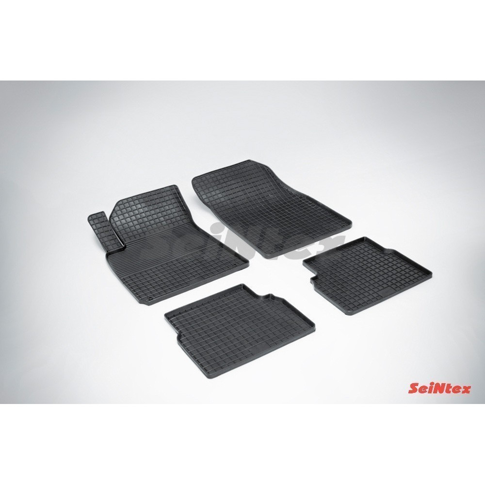 Car rubber floor mats black SEINTEX *STK* CADILLAC BLS (2006-2009)