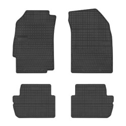 Car rubber floor mats black CHEVROLET SPARK (2009-2015) NEGRO