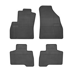 Car rubber floor mats black FIAT FIORINO (5s.) (2007-...) NEGRO