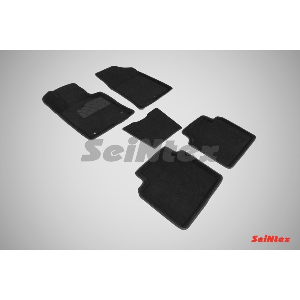 Car textile mats black 3D SEINTEX KIA OPTIMA (2016-...)