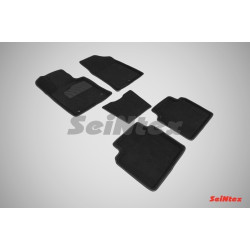 Alfombrillas textiles para coche negras 3D SEINTEX KIA OPTIMA (2016-...)