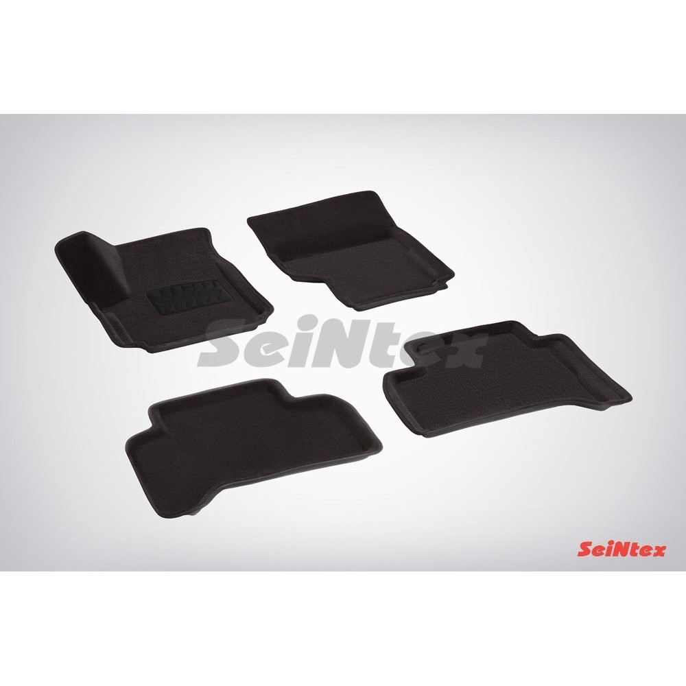Car textile mats black 3D SEINTEX VOLKSWAGEN AMAROK (2009-2016)