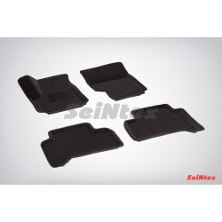 Alfombrillas textiles para coche negras 3D SEINTEX VOLKSWAGEN AMAROK (2009-2016)