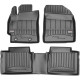 Car rubber floor mats black TOYOTA COROLLA (2013-2019) 3D FROGUM
