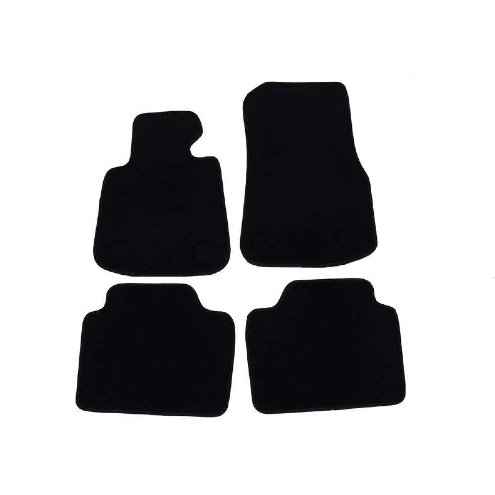 Alfombrillas textiles para coche negras BMW 4 F32 (2013-...) LUXUS