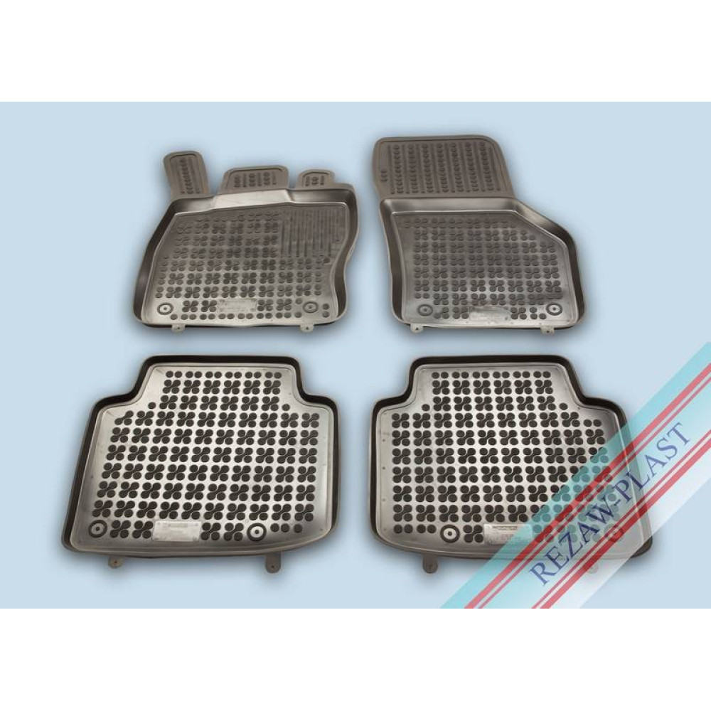 Car rubber floor mats black SKODA SUPERB III (2015-...) 200212