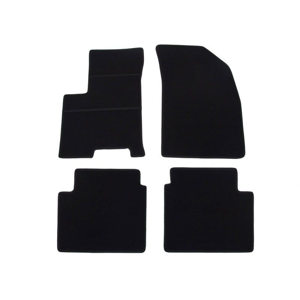 Car textile mats black CHEVROLET KALOS (2002-2011) ELEGANT
