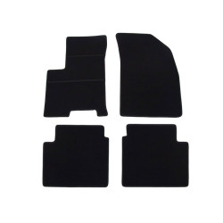 Car textile mats black CHEVROLET KALOS (2002-2011) ELEGANT