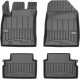 Car rubber floor mats black KIA XCeed (2019-...) 3D FROGUM