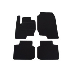 Alfombrillas textiles negras para coche MITSUBISHI COLT (2009-2012) ELEGANT