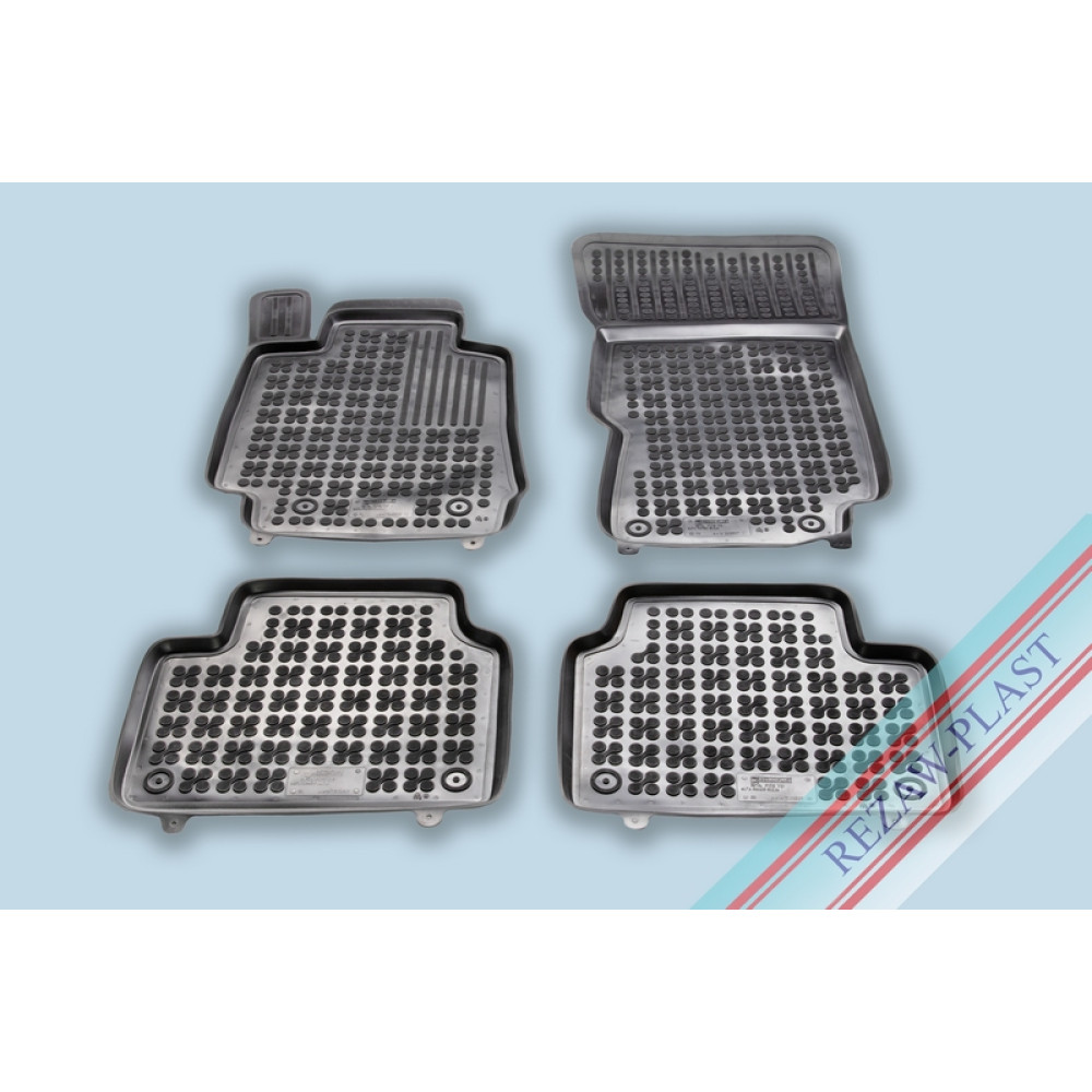 Car rubber floor mats black ALFA ROMEO Giulia Q4 4x4 (2016-...) 202507