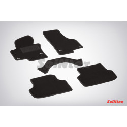 Car textile mats black SEINTEX *TFT* VW JETTA (2010-...)