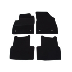 Alfombrillas textiles negras para coche OPEL ASTRA K (2016-...) ELEGANT
