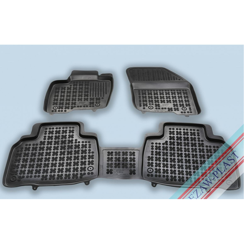 Car rubber floor mats black FORD EDGE (2016-...) 200626