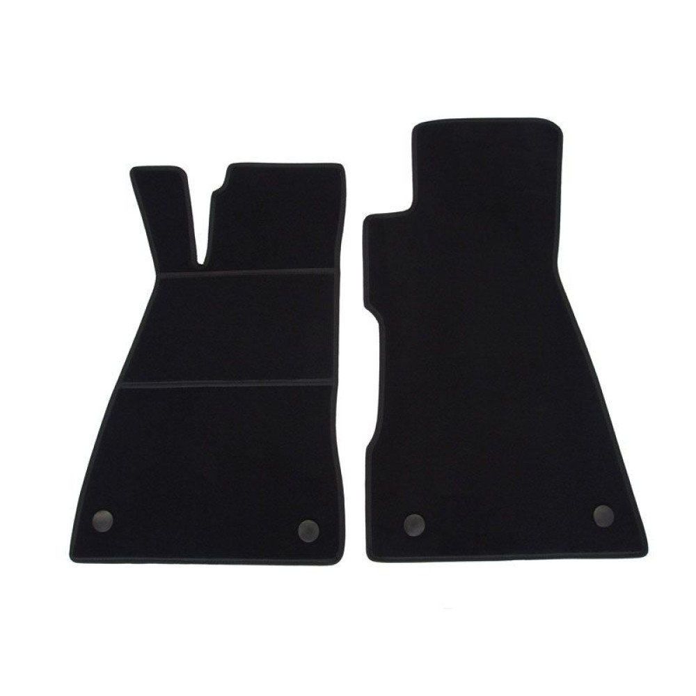 Car textile mats black SMART ROADSTER W452 (2003-2005) ELEGANT