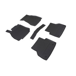 Alfombrillas de goma para coche negras SEINTEX *BORT* AUDI A6 (2018-...)