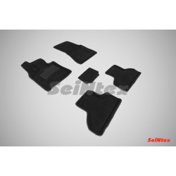 Alfombrillas textiles para coche negras 3D SEINTEX BMW X4 F26 Xdrive (2014-...)