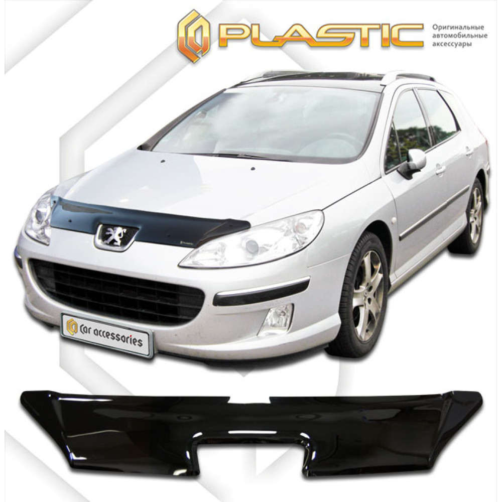 Hood deflector PEUGEOT 407 (2004-2011) CA-PLASTIC